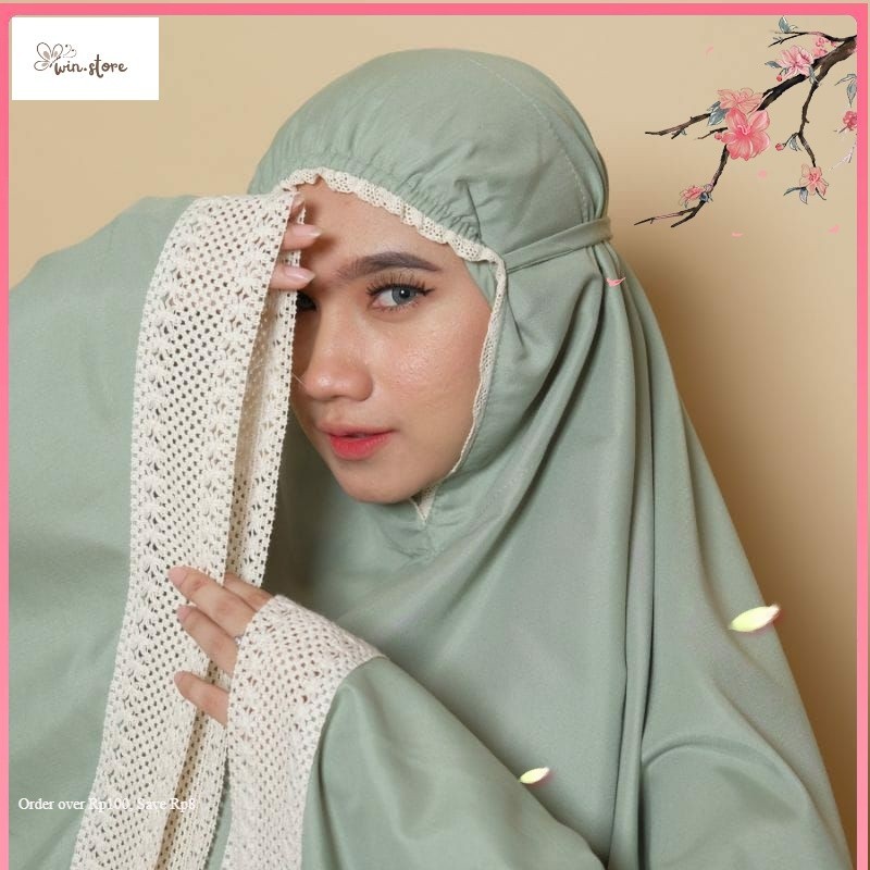 Mukena Terkini / Mukena Terkini mukena dewasa katun polos renda mewah azizah series murah jumbo + ta