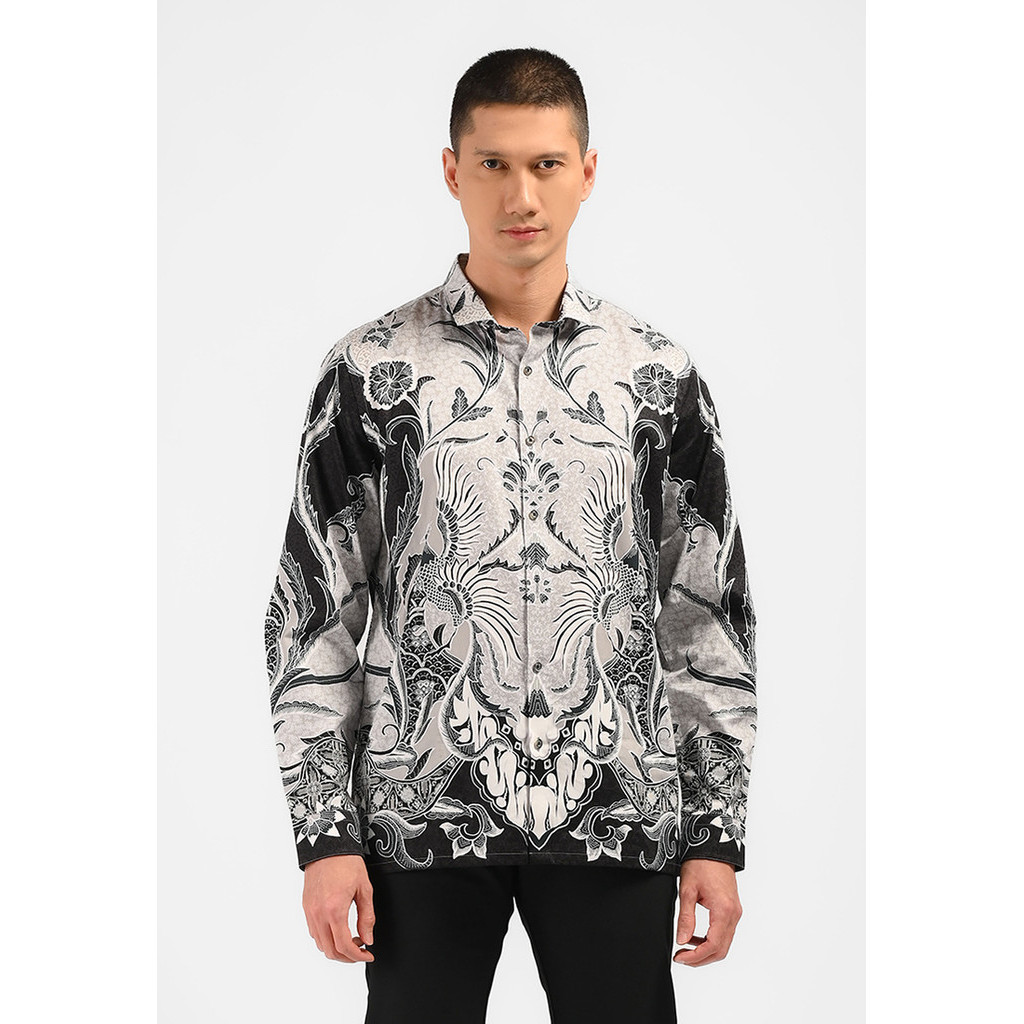 MOC Kemeja Batik Lengan Panjang Pria SUPARNA-BEIGE