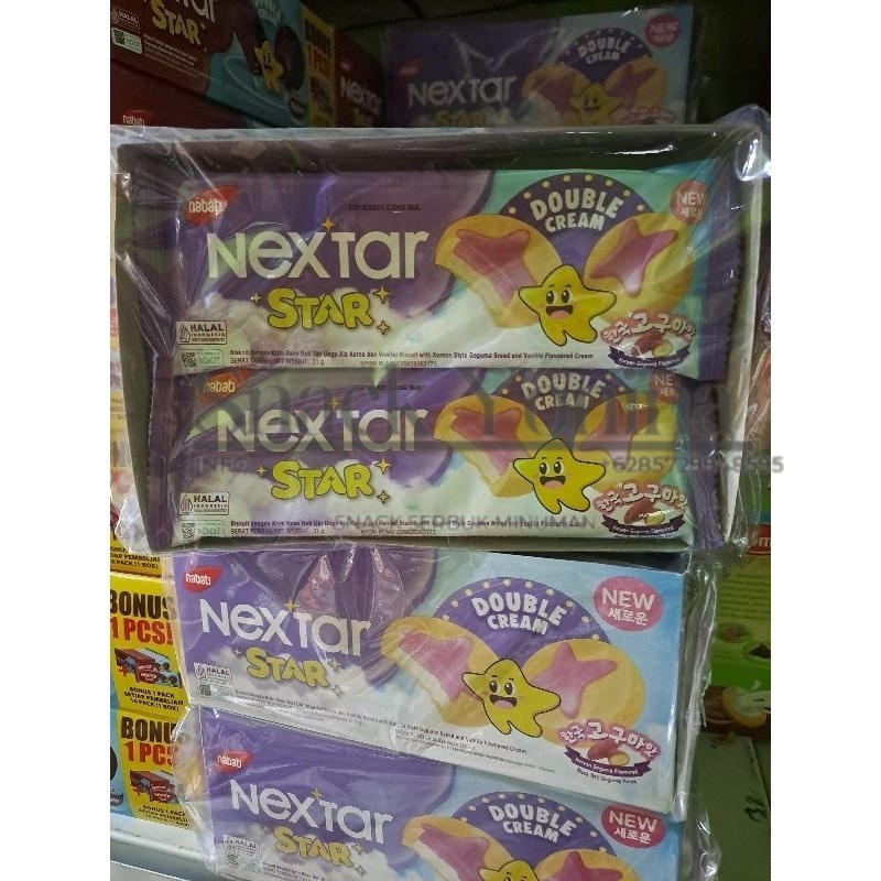 

Nextar Star Goguma Double Cream isi 10 pcGratis Ongkir & COD