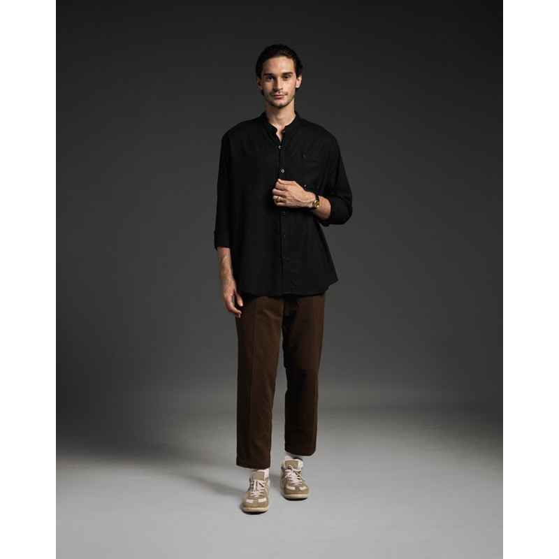 [LINEN] Thobe Studios Kemeja Linen Black