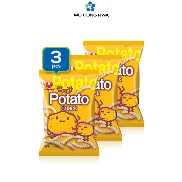 

New Nongshim Potato Snack 165g (55gx3)*