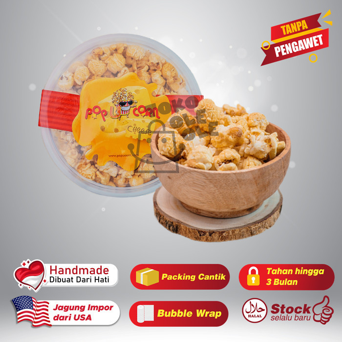 

Promo Pop U Corn Popcorn Rasa Keju Cheese (300 gram)