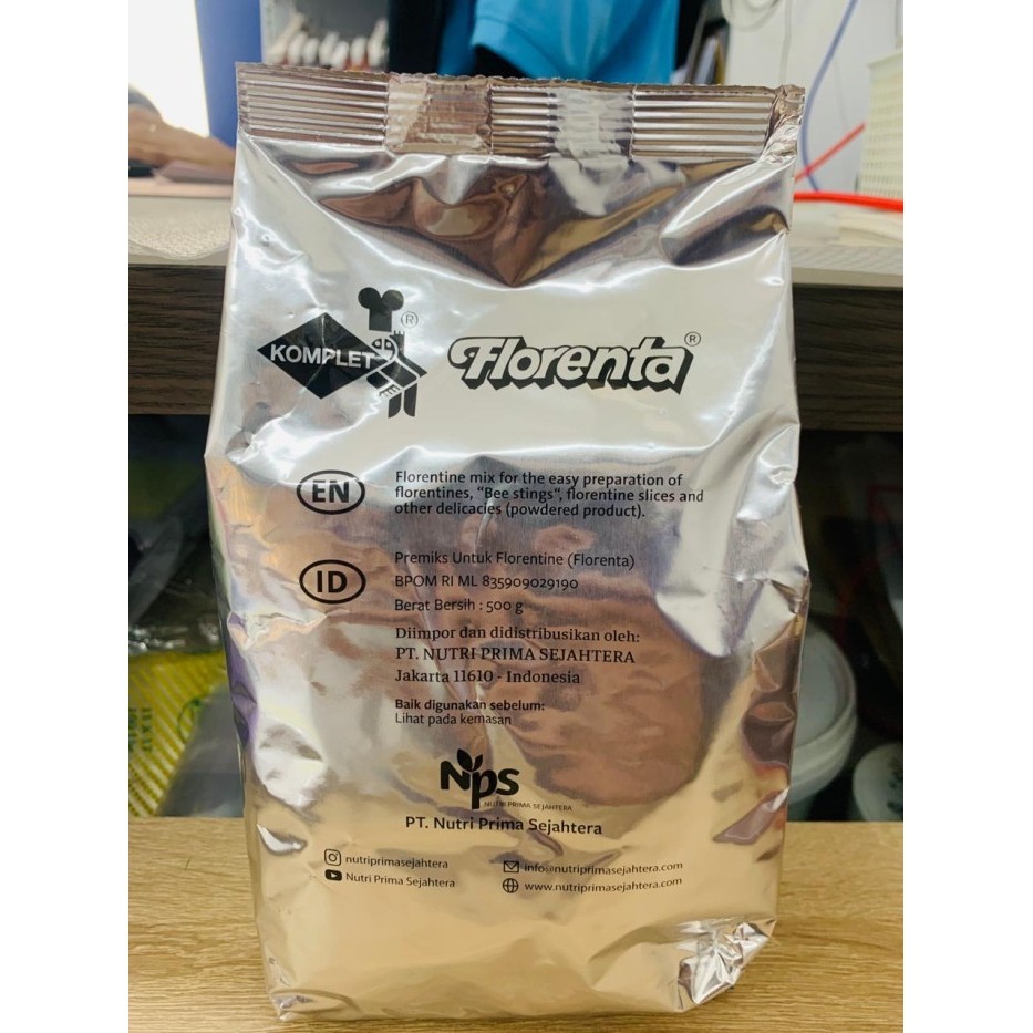 

Tepung Florenta 500gr pack Komplet florentine
