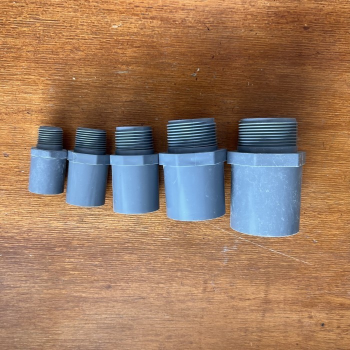 Sambungan pipa sok drat luar AW Rucika PVC