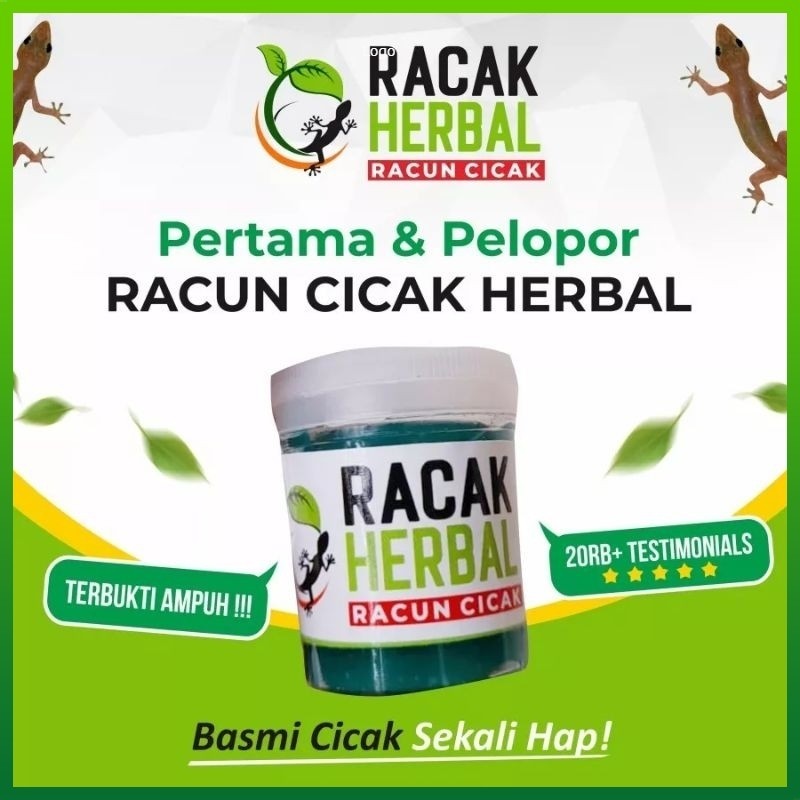 Racak Herbal Racun Cicak dan Tokek Paling Ampuh membunuh cicak dan tokek dalam seketika