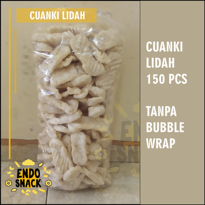 

Promo [ENDOSHOPID] Cuanki Lidah khas Garut isi 150 pcs - Tnpa Buble Wrap