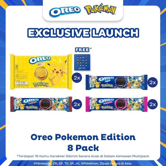 

Oreo Pokemon Edition - 8 Pack