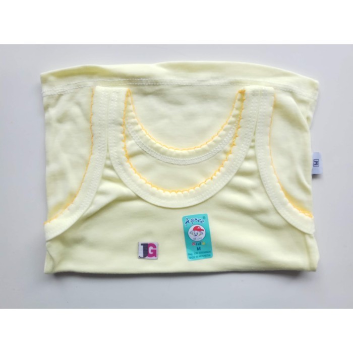 1Lusin Singlet anak Agree Sf040 / Kaos dalam Anak / sf 040 warna - XL