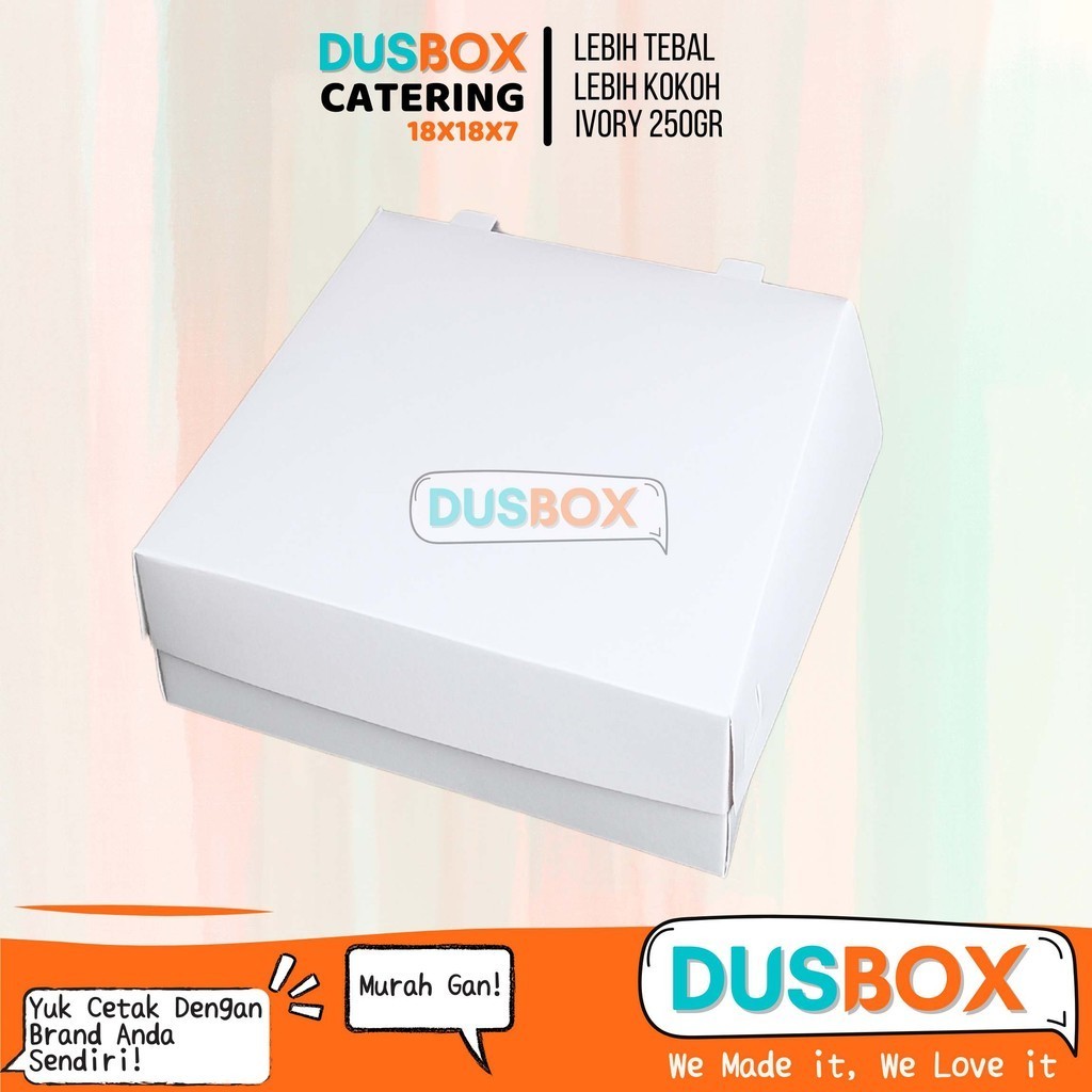 Dus Box Nasi Catering, Kotak Nasi, Wadah nasi catering