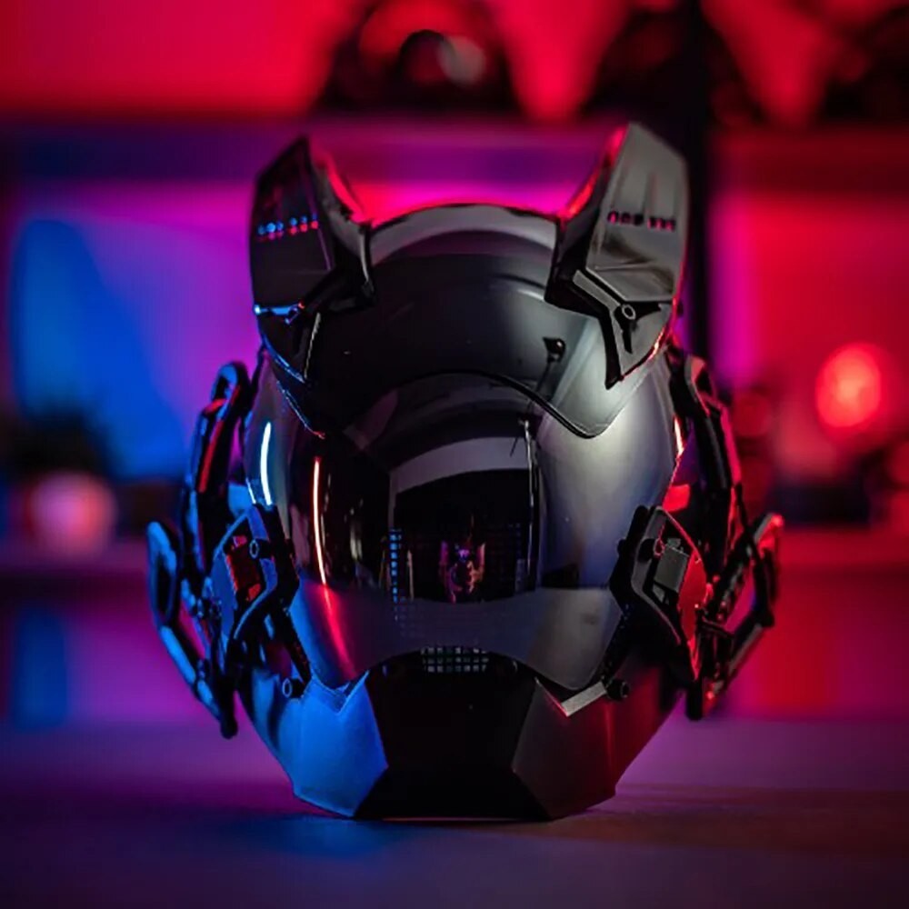 Cyber punk Cosplay Hellboy Retaliation Shinobi mask Black Samurai Wars Kamen Rider Masks Halloween F