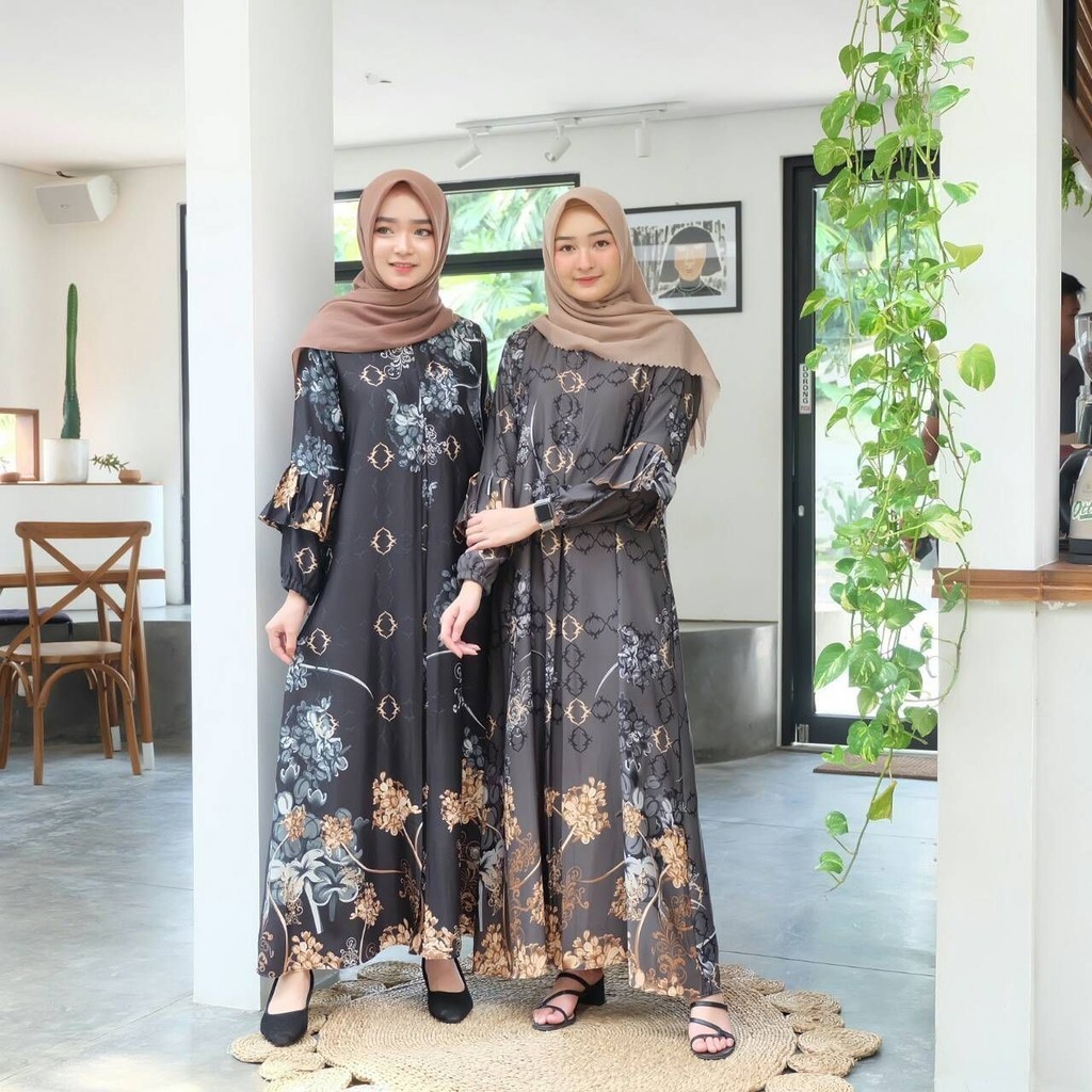 Gamis terbaru 2024 modern lebaran / Baju gamis wanita terbaru 2024 lebaran / Baju games / Games maxm
