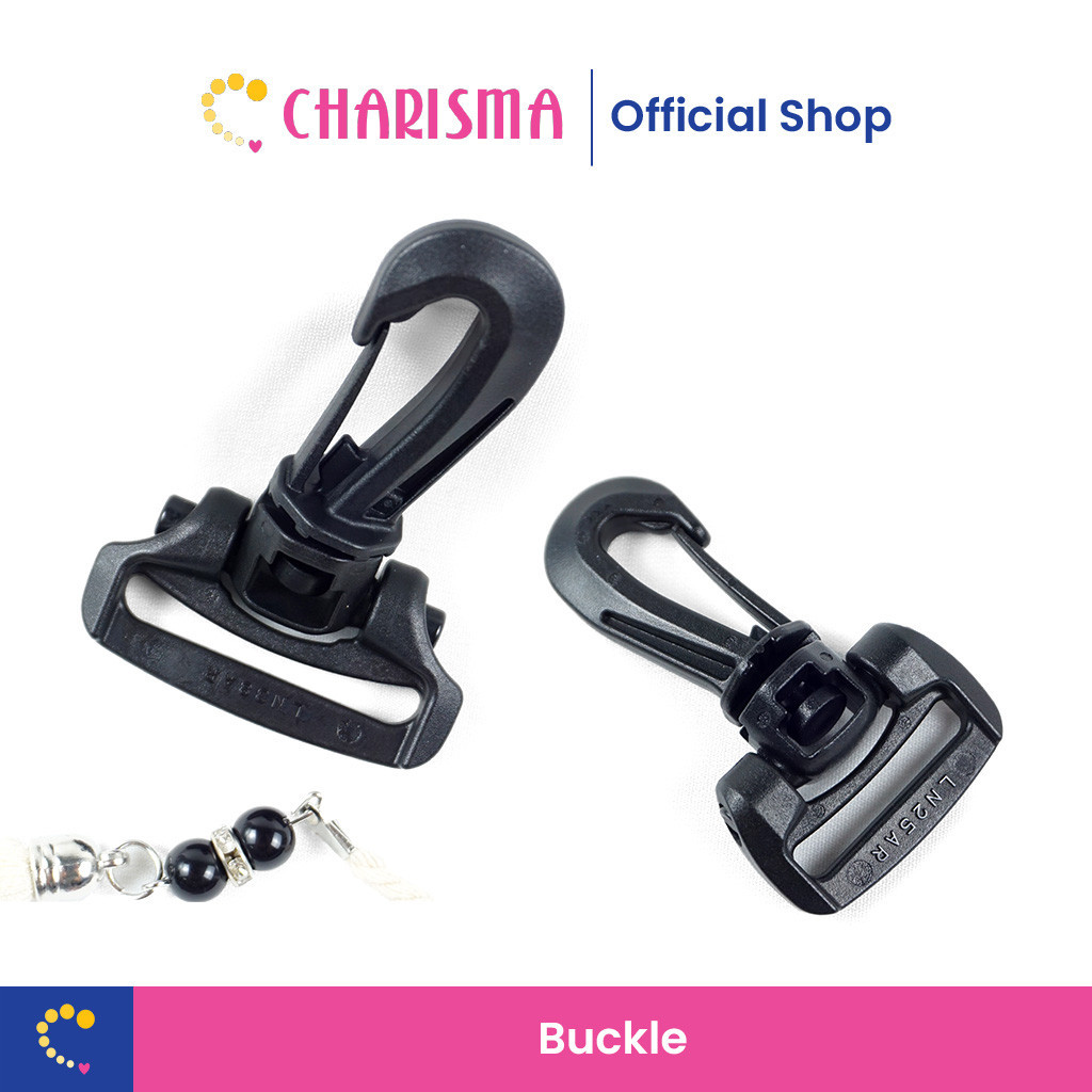 Charisma Kaitan Tas - Cantelan Tas Plastik Buckle / Klip Kait 2cm/2,5cm/3cm/4cm