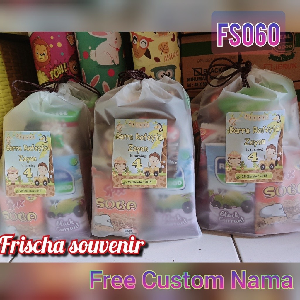 

Paket Hemat FS060 (isi 10 PAket) Bingkisan Ulang Tahun / Hadiah Lomba / Souvenir Ultah