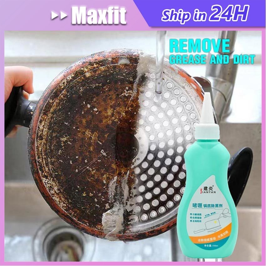 Krim Penghilang Pembersih Kerak Panci Stainless Besi Oven & Bbq Cleaner Pembersih Kerak Panci, Kompo