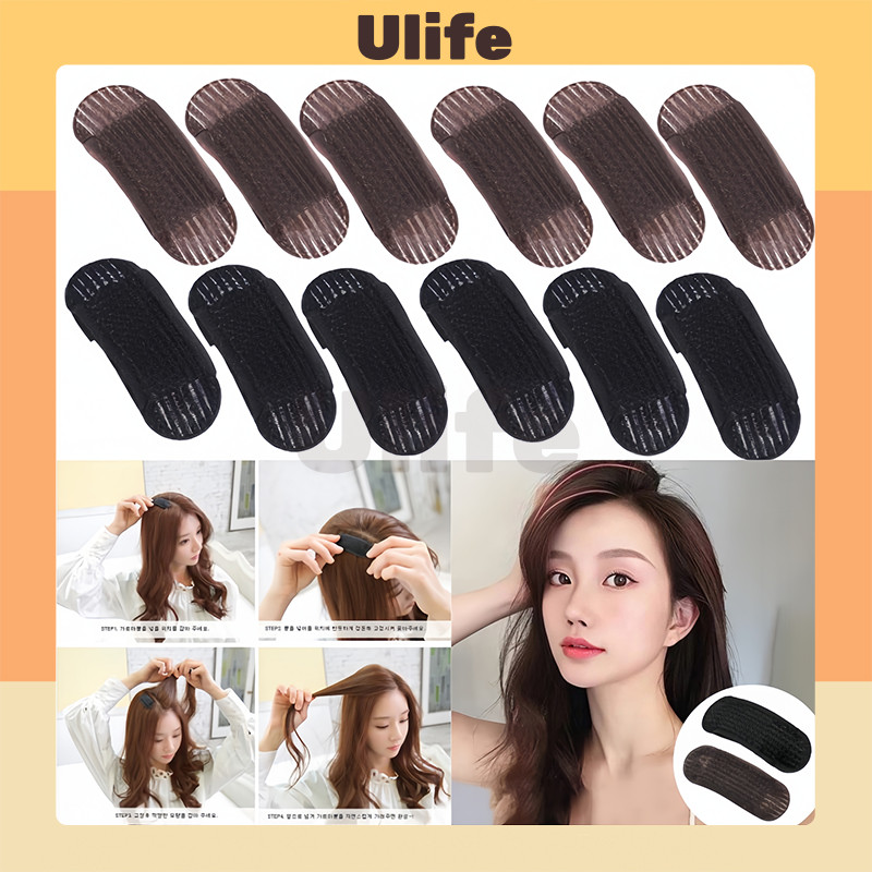 Penambah Volume Rambut Sanggul / Bumpit / Penambah Volume Rambut Sanggul / Alat Sasak Rambut (2pcs/s