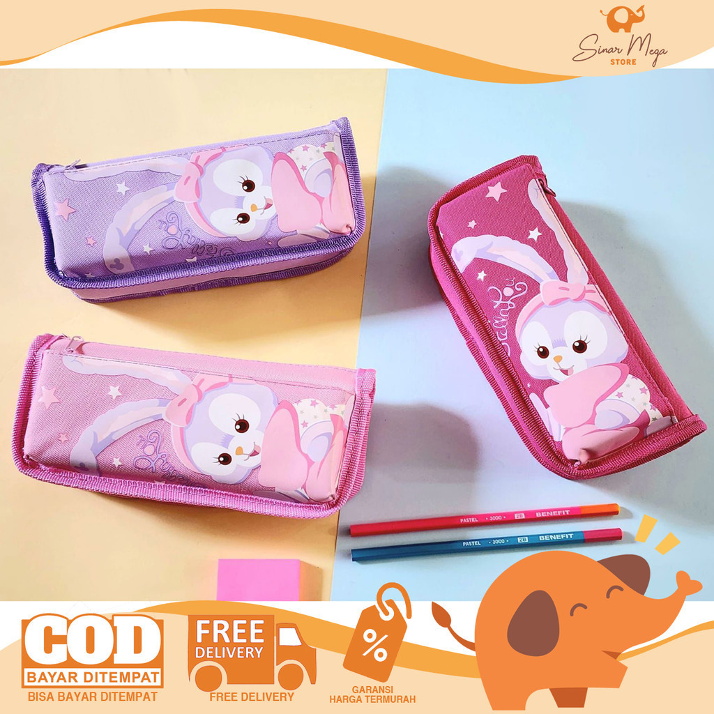 

Fancy Tempat Pensil StellaLou (5899) Zipper Pencil Case Gambar Kelinci Resleting Murah Berkualitas