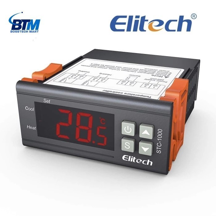 Elitech STC1000 Thermostat ORI Termostat Digital STC-1000 Termometer

