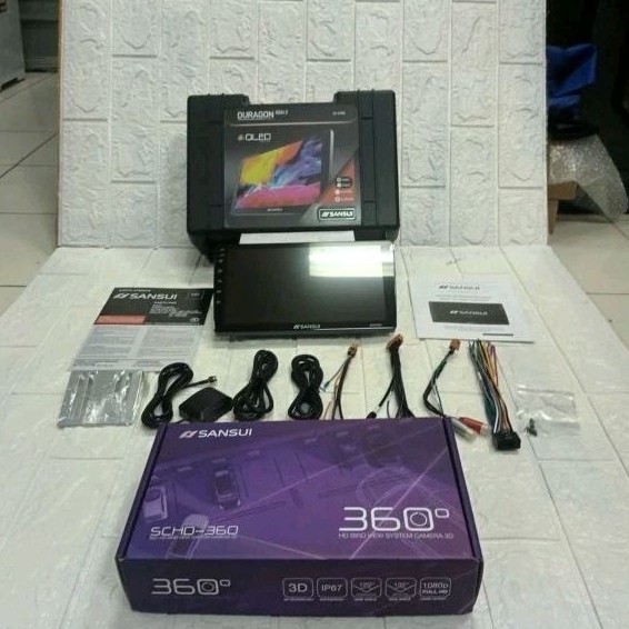 head unit android 9inch sansui ram 6/128gb free kamera 360°