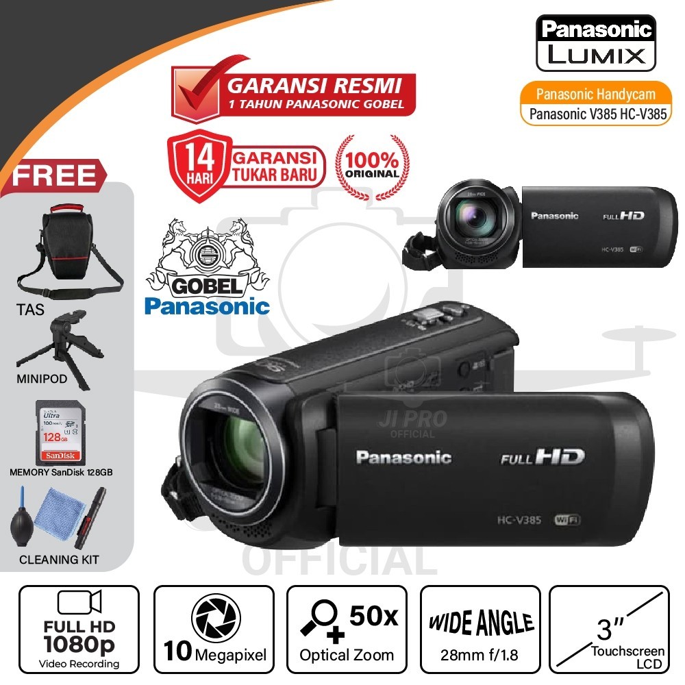 Panasonic V385 HC-V385 Camcorder Handycam Original V 385