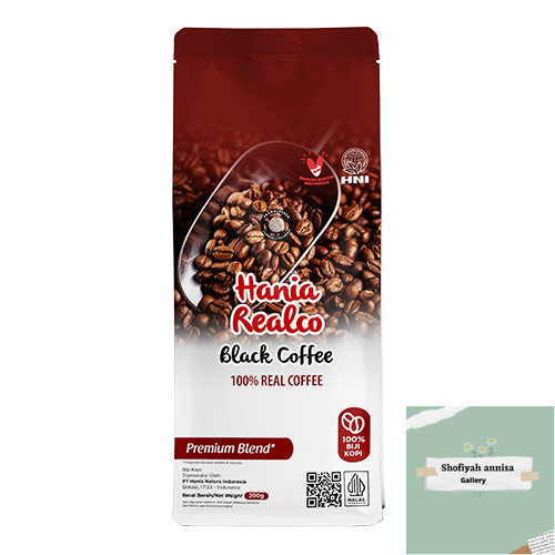 

KOPI HITAM BLACK COFFE PREMIUN BLEND HANIA REALCO HNI HPAI