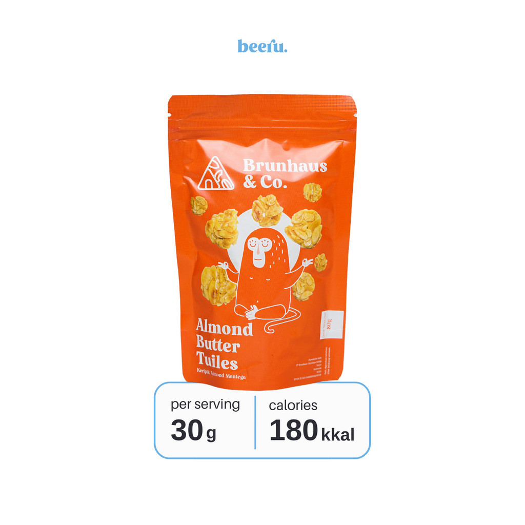 

Brunhaus & Co Almond Butter Tuiles 80gr