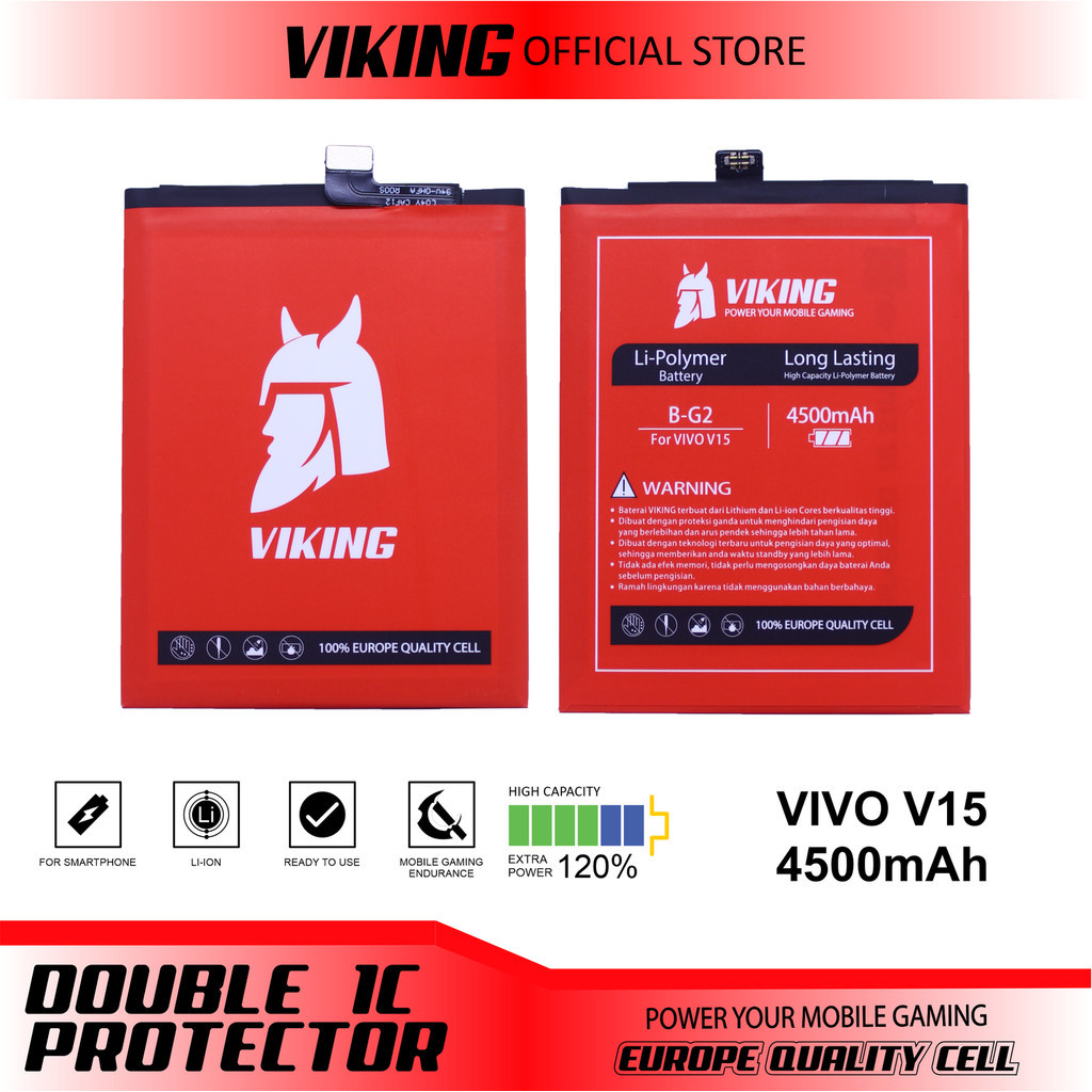 VIKING Baterai Vivo V15 B-G2 Double Power