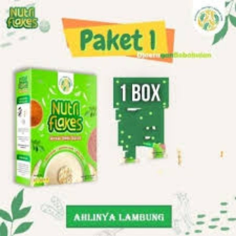 

(READY STOK) 1 BOX NUTRIFLAKES SEREAL UMBI GARUT - NUTRIFLAKES 250 GRAM SEREAL ATASI SAKIT DIABETES