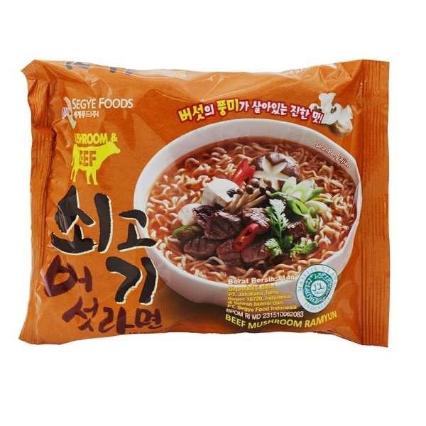 

SEGYE BEEF MUSHROOM RAMYUN 114 GR