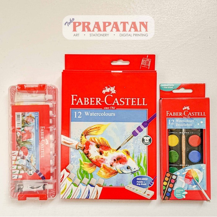 

Faber Castell Watercolor Set Tube 12-10-04-N | Cat Air Set