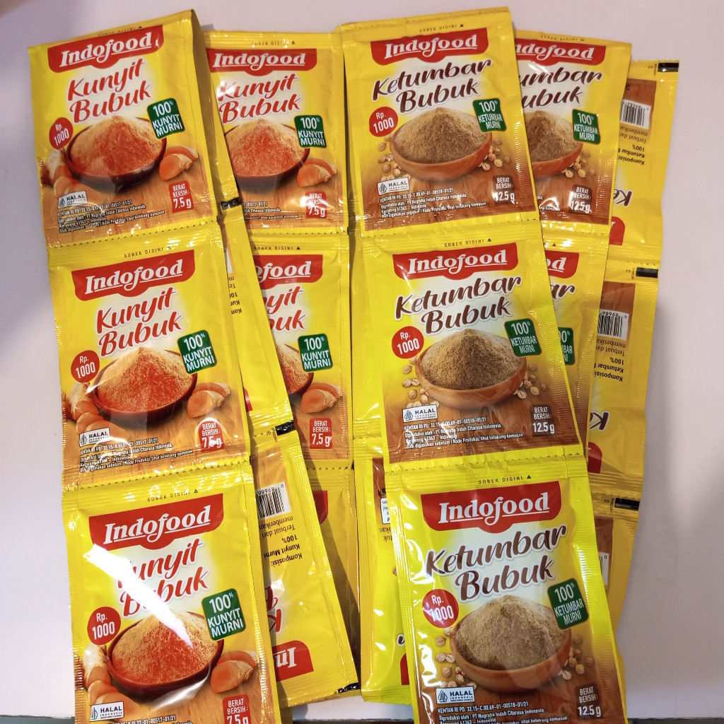 

Indofood Bumbu Dapur Bumbu Rempah Bubuk Sachet (1 PCS)