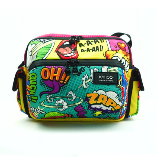 TAS SEPEDA LIPAT FRONTBLOCK BAG - COMIC SERIES - Pink