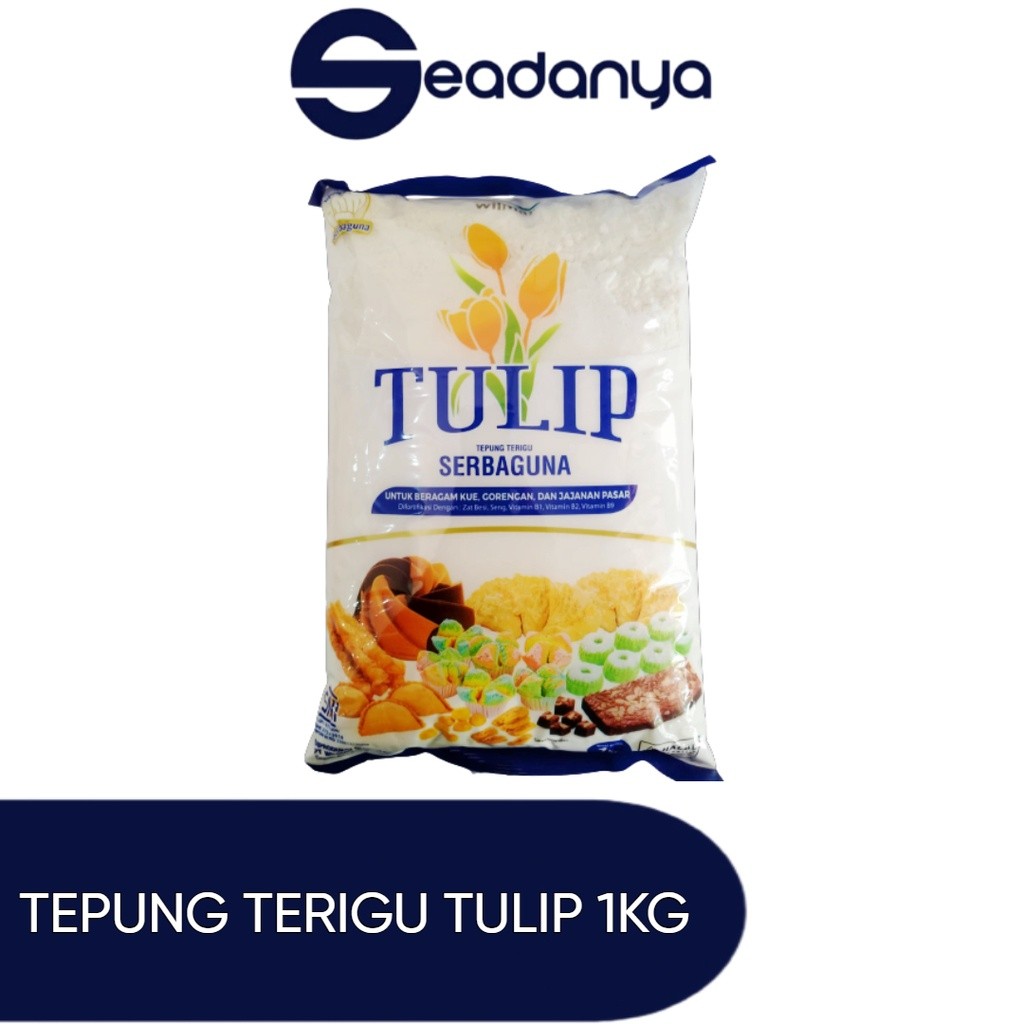 

TEPUNG TERIGU TULIP 1KG - tp terigu tulip serbaguna untuk cake