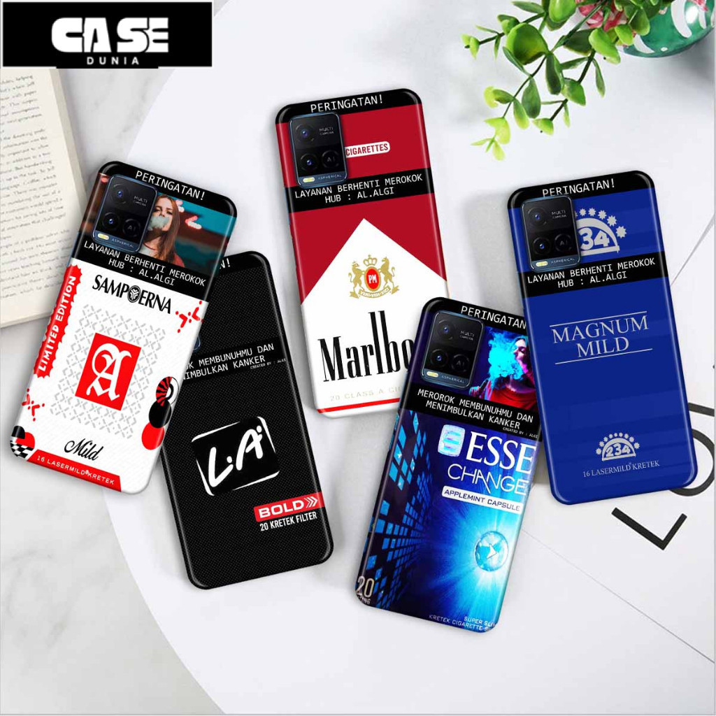 Beli Case Oppo A1k Oppo A3s Oppo A5s/A7/A12/A11k Oppo A15/A15s Oppo A16 - Gambar Smoke Rokok Keren -