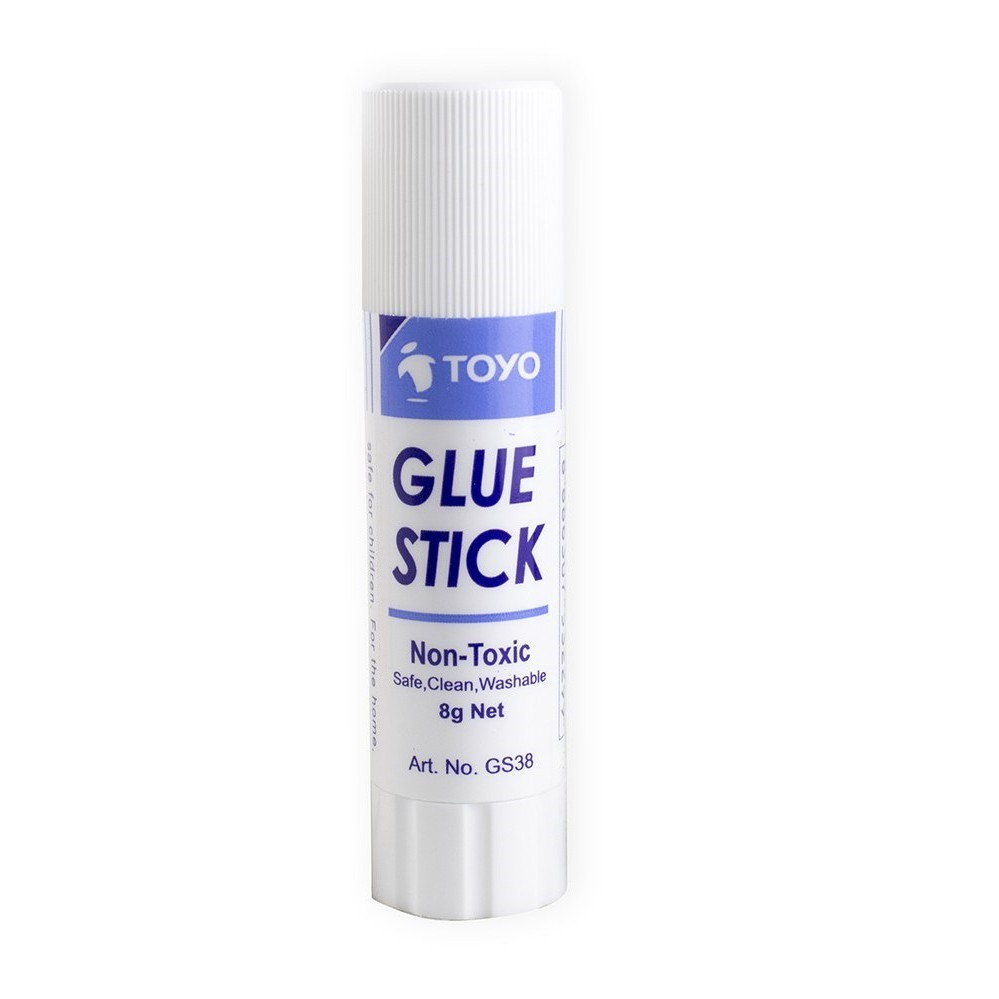 

LEM STIK TOYO 8 GR KECIL NON TOXIC GLUE STICK KUALITAS BAGUS KUAT