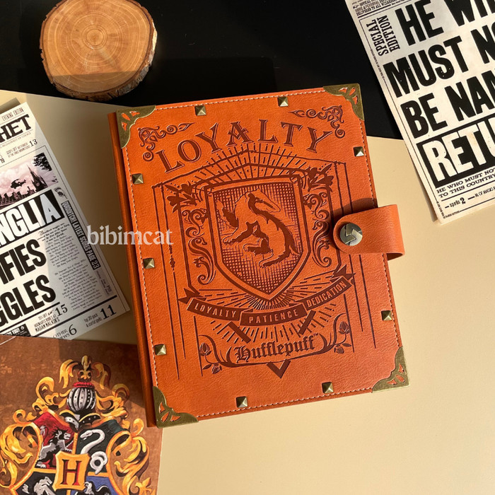

ANDMA (A5 Size) Binder Journal Set Hogwarts House Version / Agenda Notebook - Loyalty, Binder Jurnal