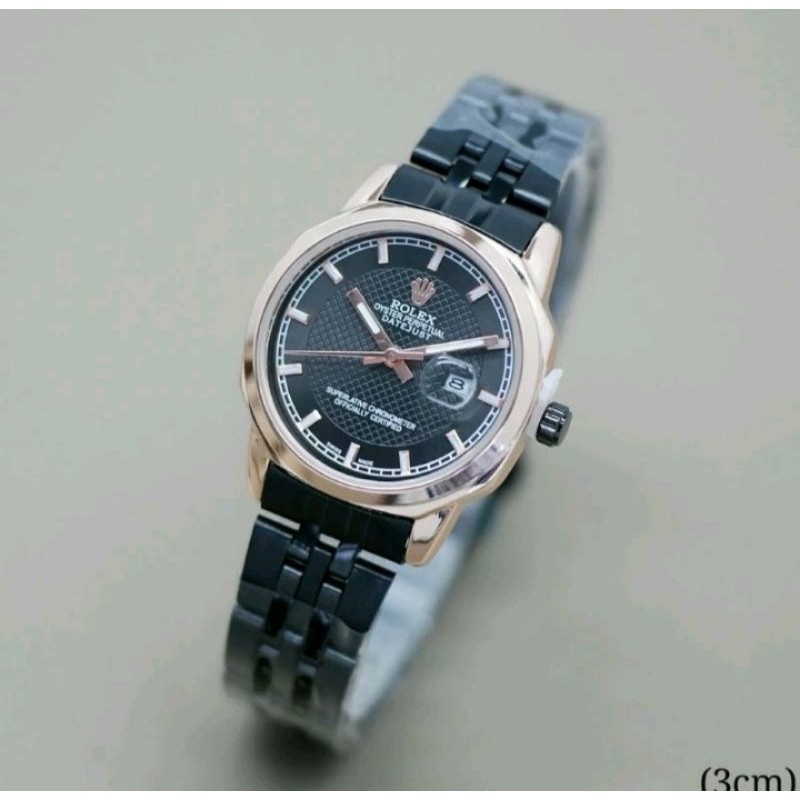 COD TERLARIS JAM TANGAN ROLEX WANITA 5518 RANTAI SOLID TANGGAL AKTIF FREE BOX ORI || JAM TANGAN WANI