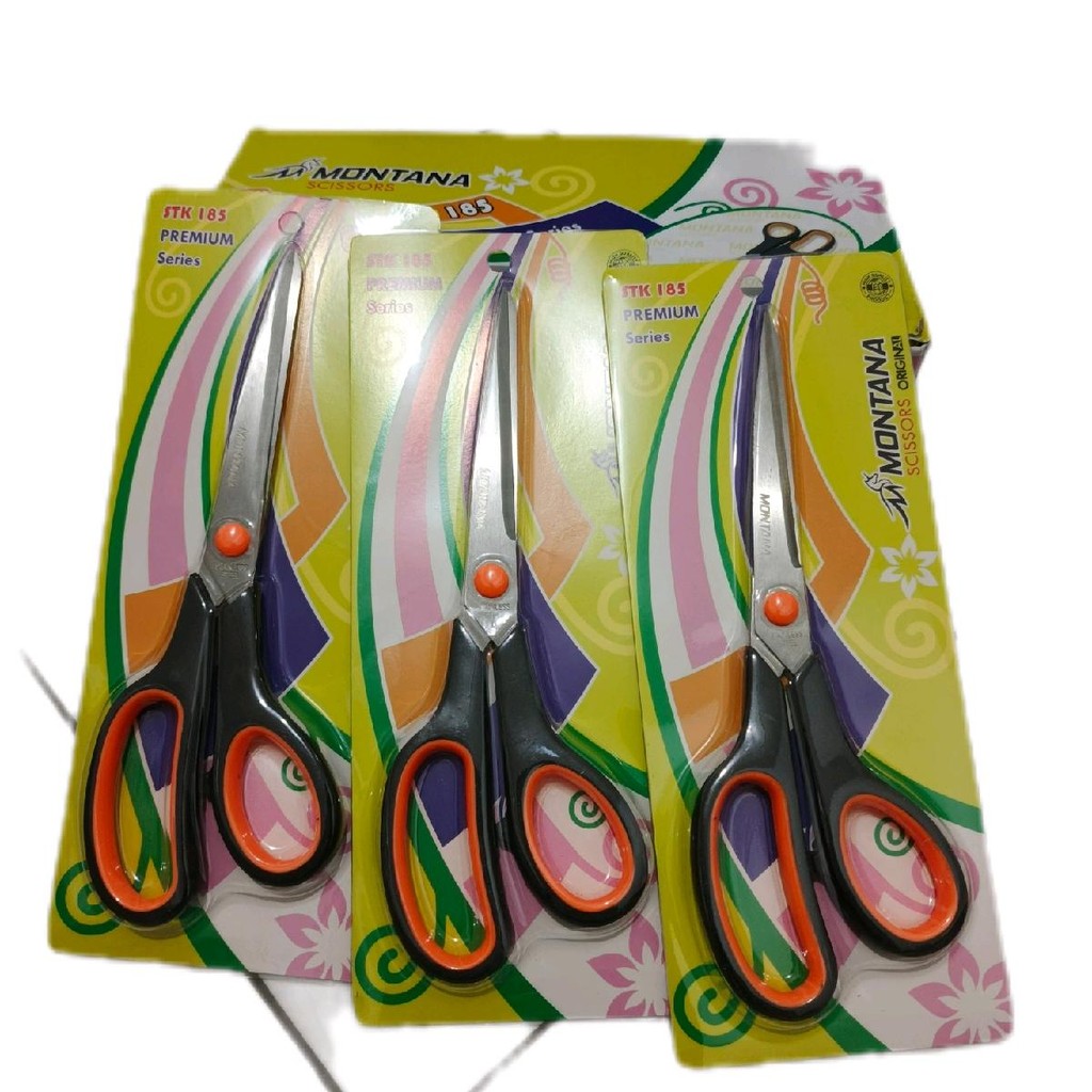 

Gunting jumbo premium montana stk 185 1dus isi 12 pcs