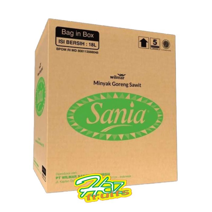 

Minyak Sania 18 Liter BIB / Sania BIB / Minyak BIB / Minyak 18 Liter