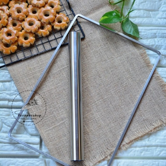 [[New Arrival]] Bingkai Perata Adonan Bingkai Kue Kering Penggaris Kue Kering - 20x30-tebal 1cm