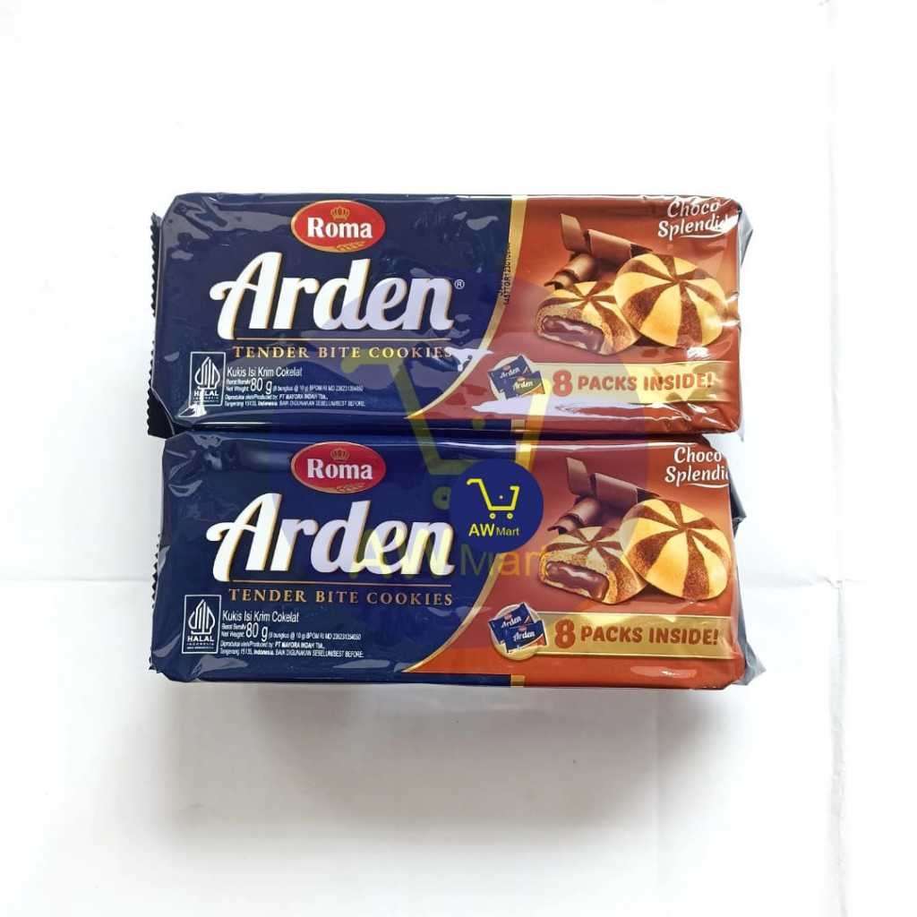 

ROMA ARDEN PCS ISI 8 PACK 80 GRAM ( 8PACK X 10 GRAM) - KUKIS KRIM ISI COKELAT ROMA ARDEN 80 GRAM
