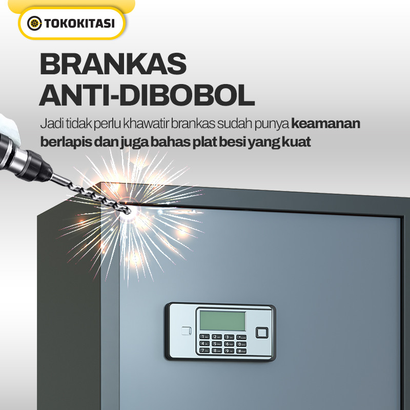 BRANKAS BESAR TAHAN API 100150CM BRANKAS SAFE BOX ANTI API BRANGKAS UANG EMAS DAN DOKUMEN