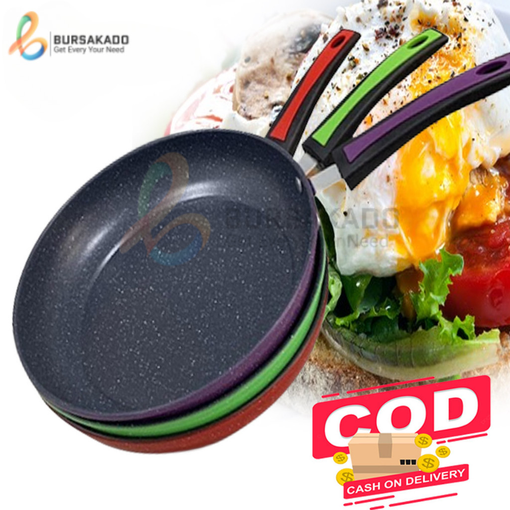 Wajan Frypan Teflon Anti Lengket Lapis Keramik 24cm / wajan penggorengan teflon anti lengket