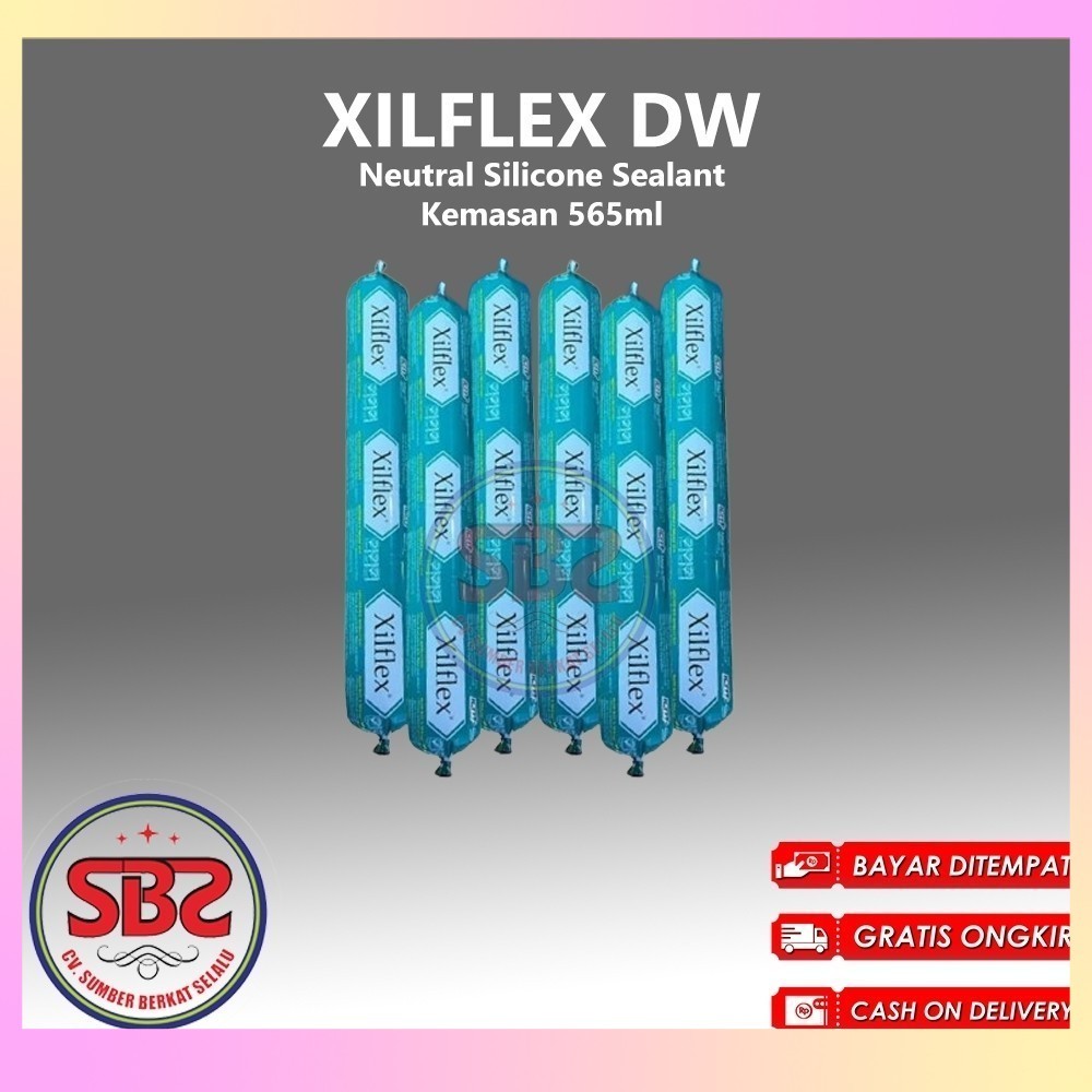 XILFLEX DW LEM Sosis Silicone Sealant Lem Kaca Kayu Aluminium Kusen DLL - Sealant Silicone Netral XI