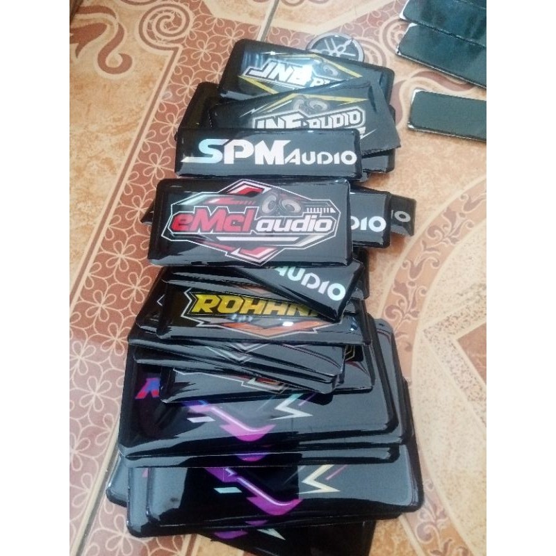 [CUSTOM] EMBLEM Resin ukuran 7X3