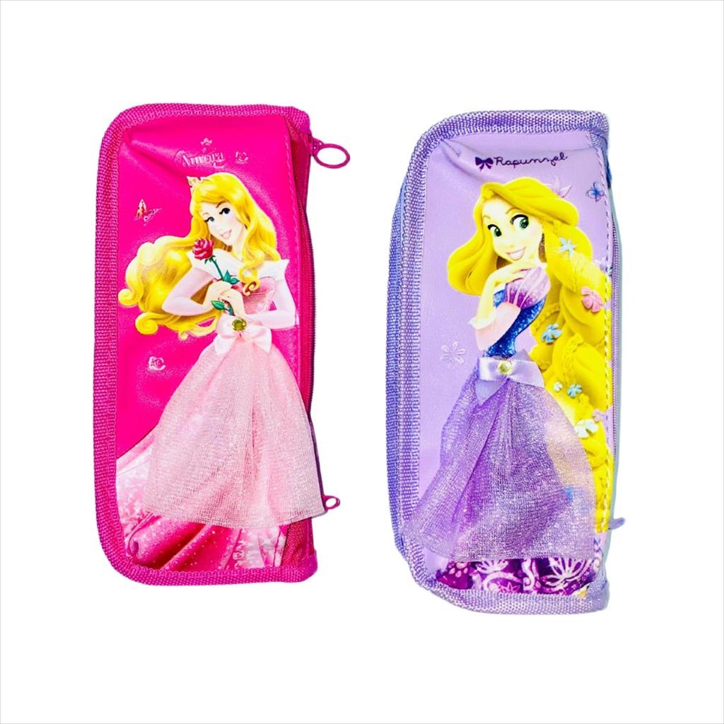 

[D] Tempat Pensil 7453 Sleting kain Motif Princess [PCS]