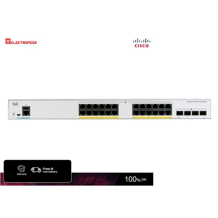 Cisco Catalyst 1000 Series Switch C1000-24P-4G-L - Cisco Switch - Switch - Cisco