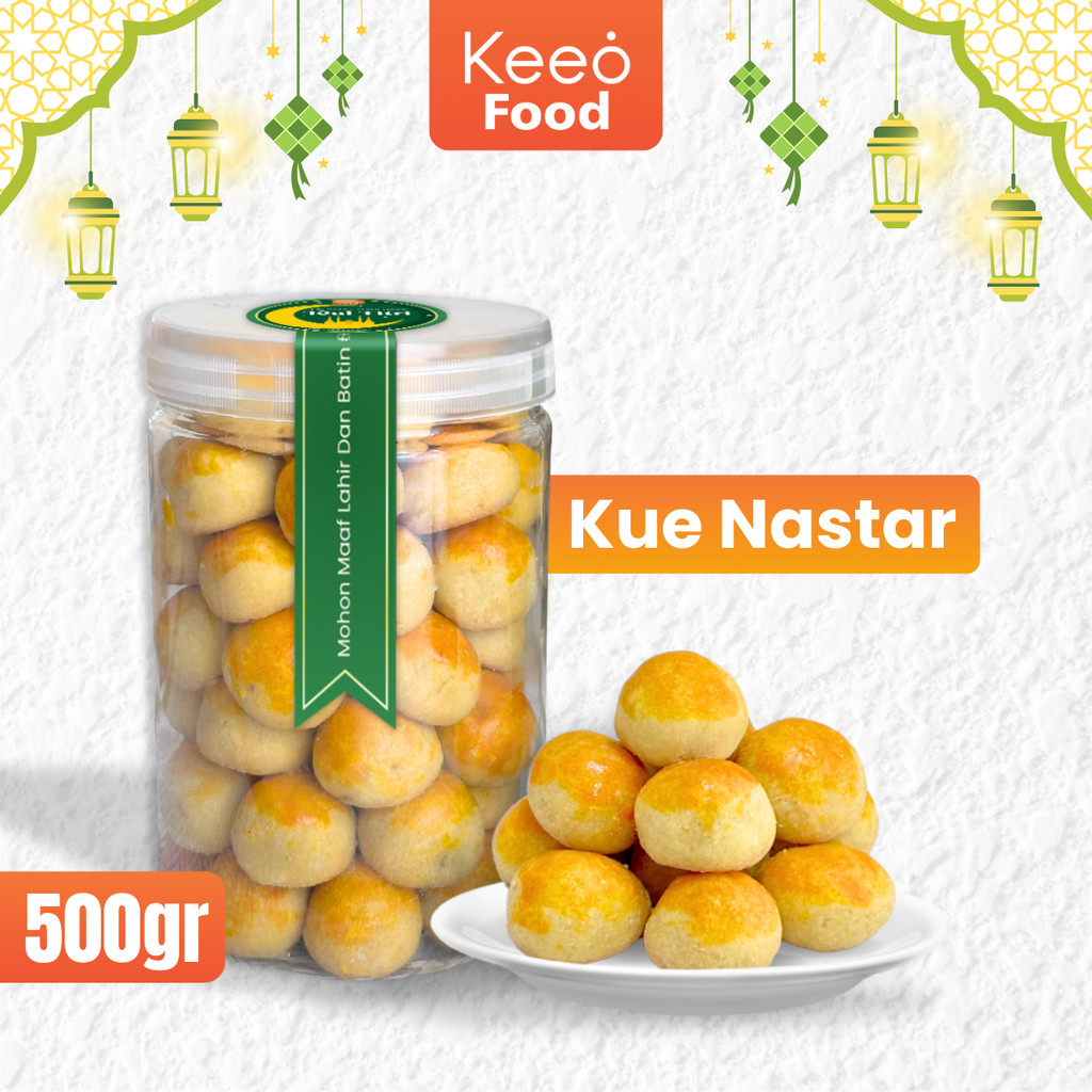 

Keeo Food Nastar Kue Kering Lebaran Ramadhan 500gr Toples 800ml