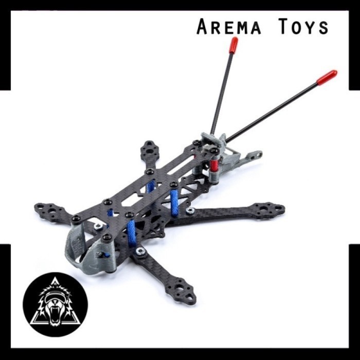 HSKRC Roma F4 4inch Wheelbase 175mm Carbon Fiber Frame Kit 4 inch