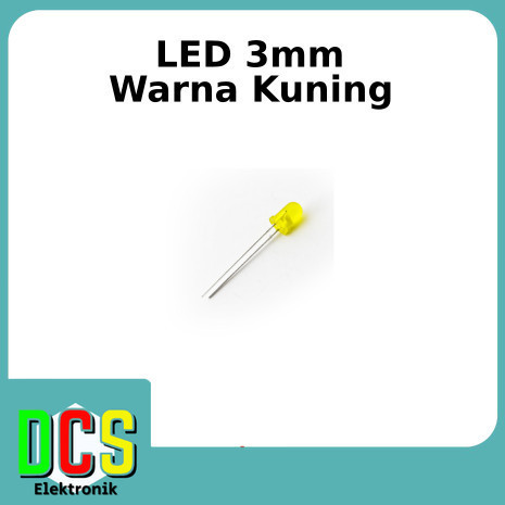 LED 3mm kecil warna Kuning
