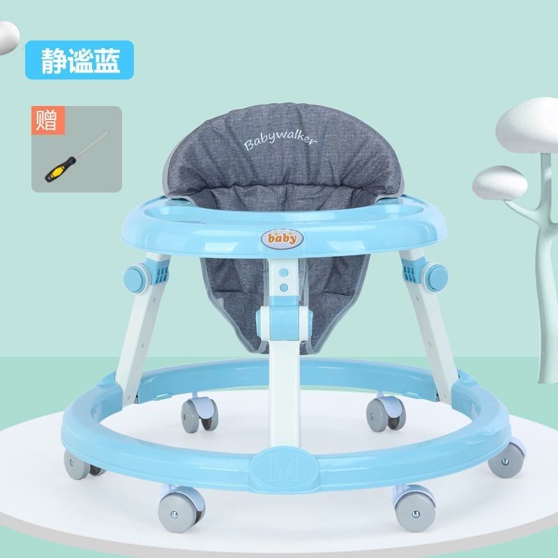 KIDDAILY Baby Walker Bisa Dilipat Stroller Bayi Bisa Duduk Dan Mendorong Baby Push Walker Alat Bantu